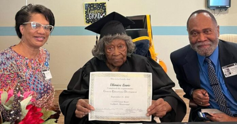 Fulfilling a Lifelong Dream: 90-Year-Old Woman Receives Honorary GED with Support from Local Learning Center